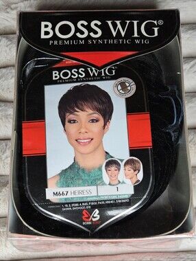 Bobbi Boss Boss Wig M667 Heiress Pixie Wig Color 1 NWT